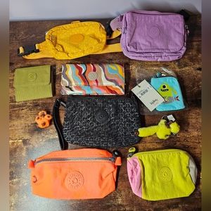 COPY - Lot of Kipling littles Wallets, waist packs, pouches, monster pouch, mon…